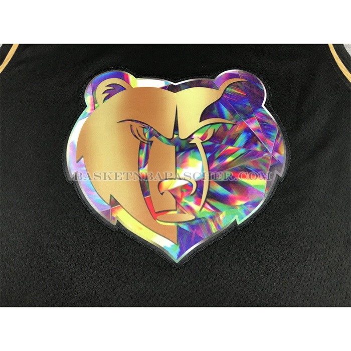 Maillot Golden Edition Memphis Grizzlies Ja Morant NO 12 2021-22 Noir